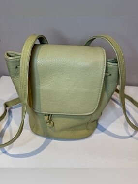 Coach Vintage Sonoma Backpack Lemon Green 1996 4925 Drawstring USA